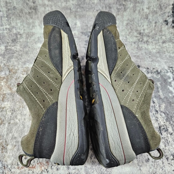 Keen Hiking Trail Shoes Womens 10 Olive Green Suede Lace Up Rubber Toe Rugged - Picture 10 of 16